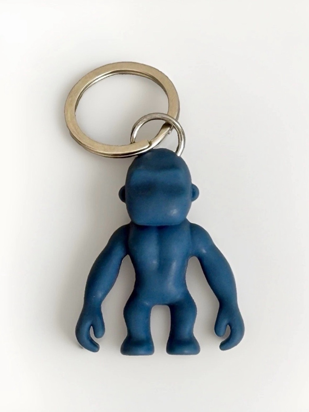 Kipling Blue Monkey Rubber Keychain from Eva Air | Kipling Matte Rubber Monkey
